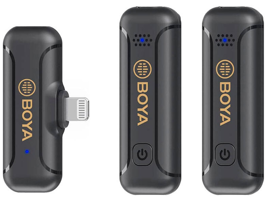 میکروفون بی سیم لایتنینگ بویا BOYA BY-WM3T2-D2 Mini 24GHz Wireless Microphone