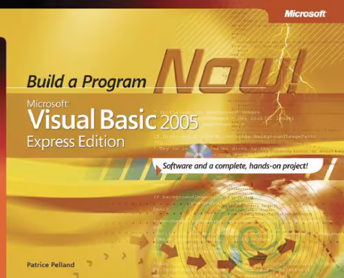 خرید و دانلود نسخه کامل کتاب Microsoft Visual Basic 2005 Express Edition Build A Program Now