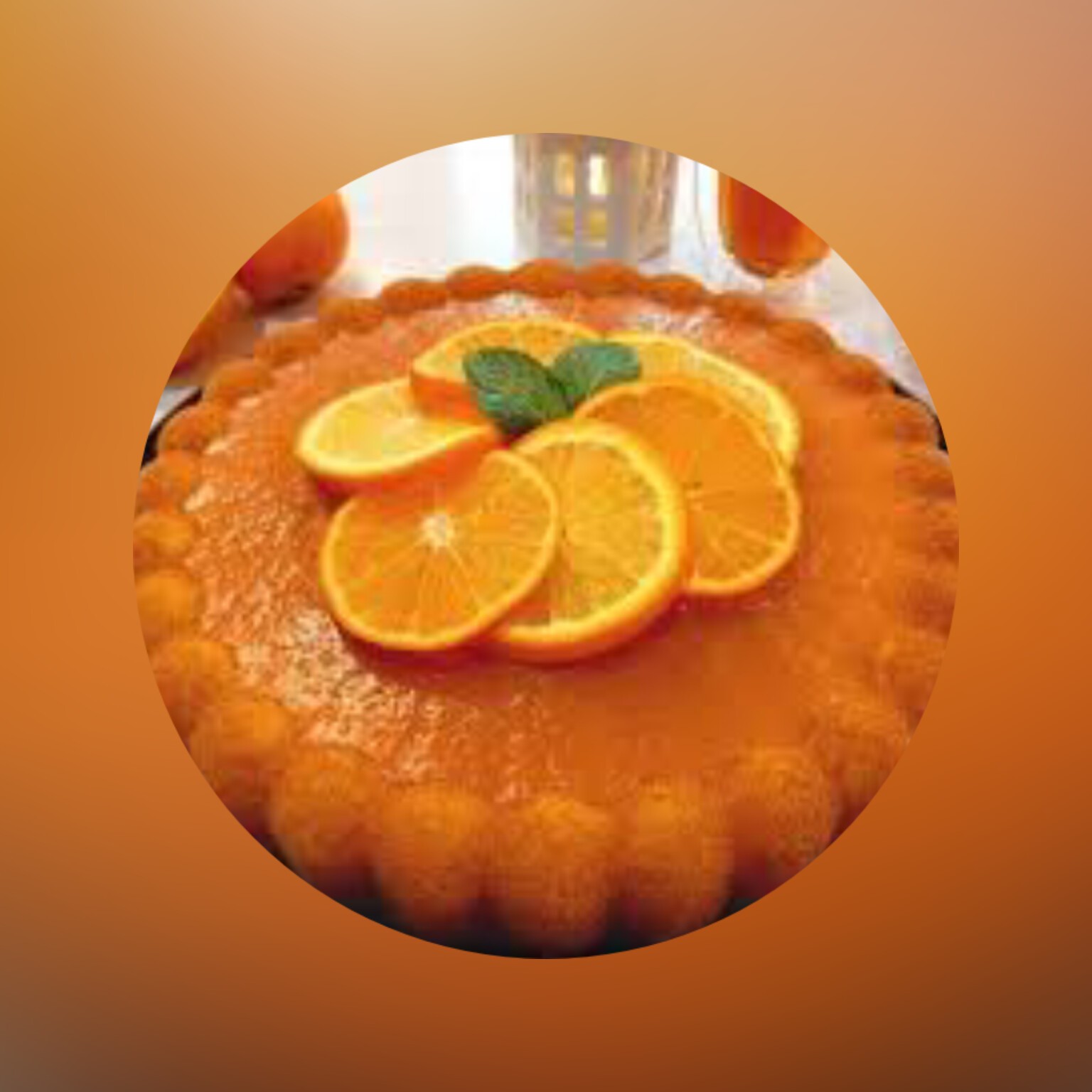 پودر کیک پرتقالی