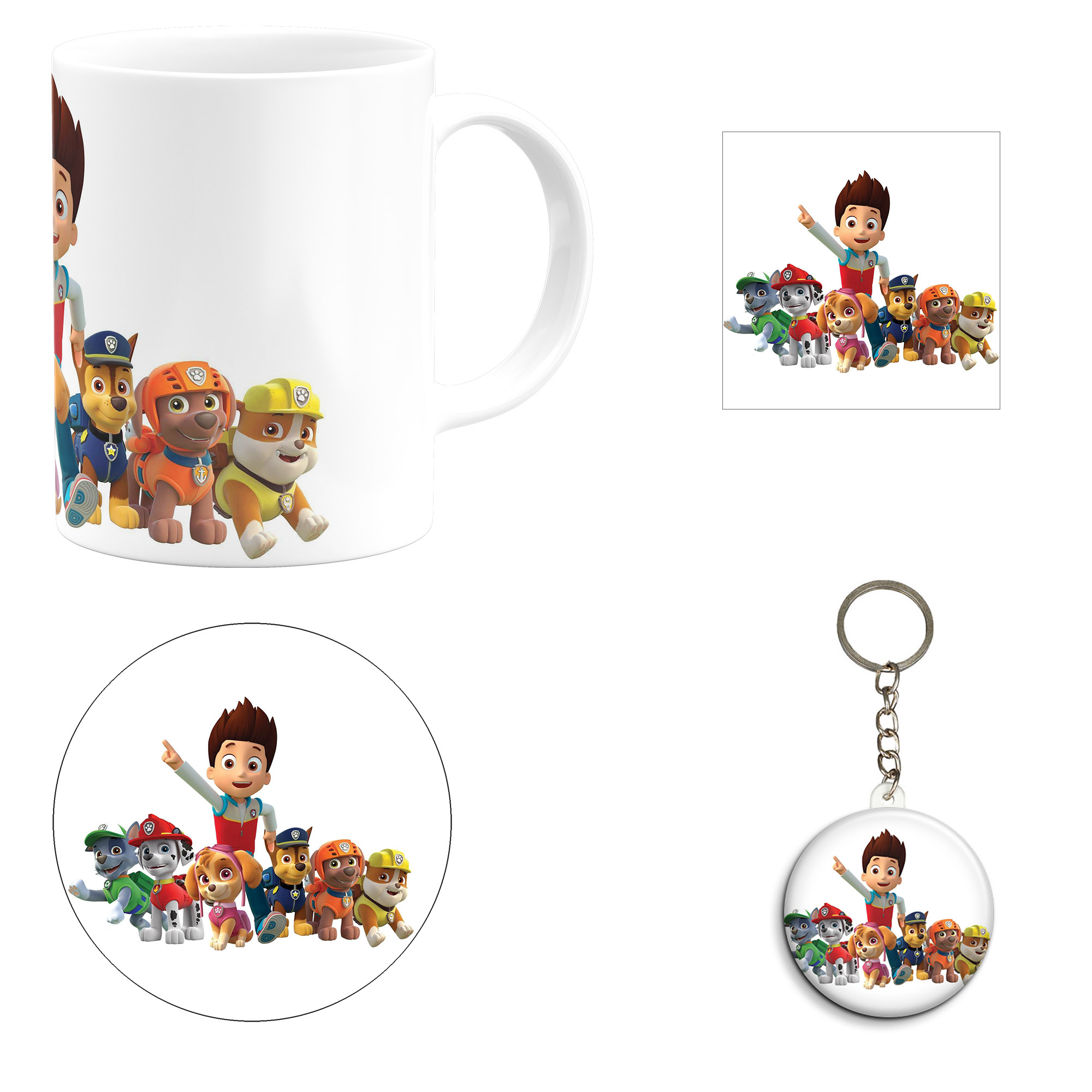 ست هدیه ماگ مدل انیمیشن سگ های نگهبان طرح Paw patrol کد M3