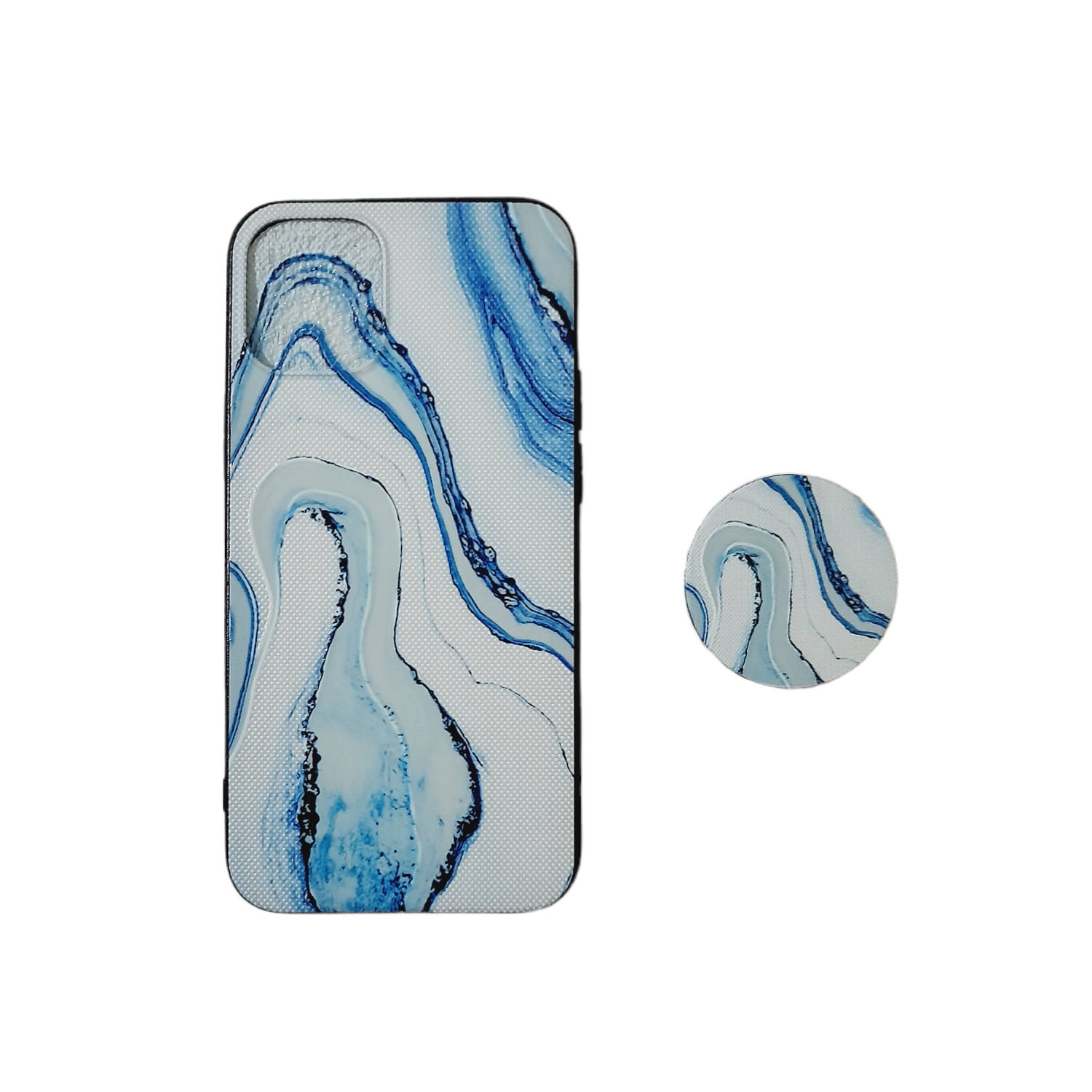 کاور مدل Ip12m مناسب برای گوشی موبایل اپل iPhone 12 mini به همراه پاپ سوکت