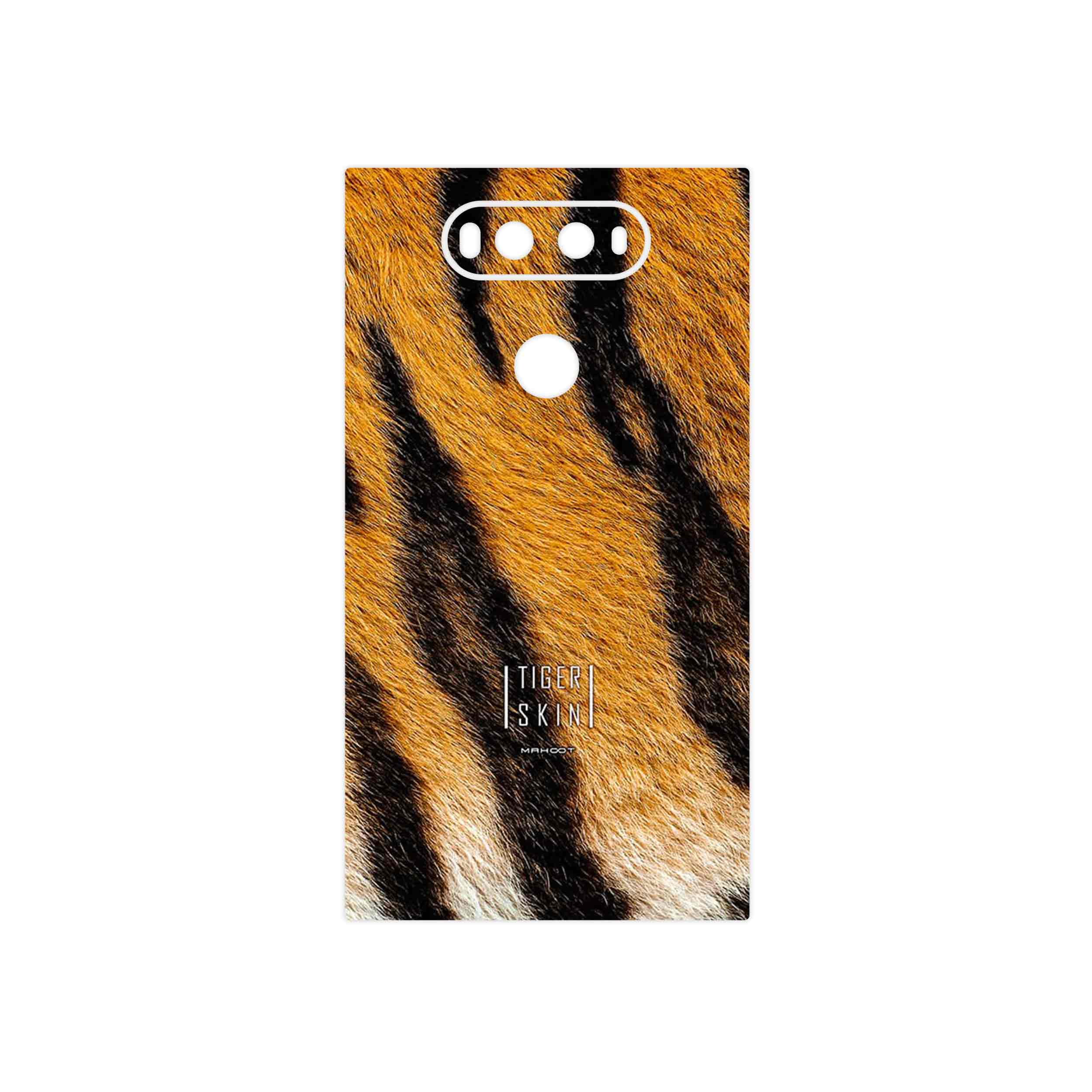 برچسب پوششی ماهوت مدل Tiger Skin مناسب برای گوشی موبایل ال جی V20