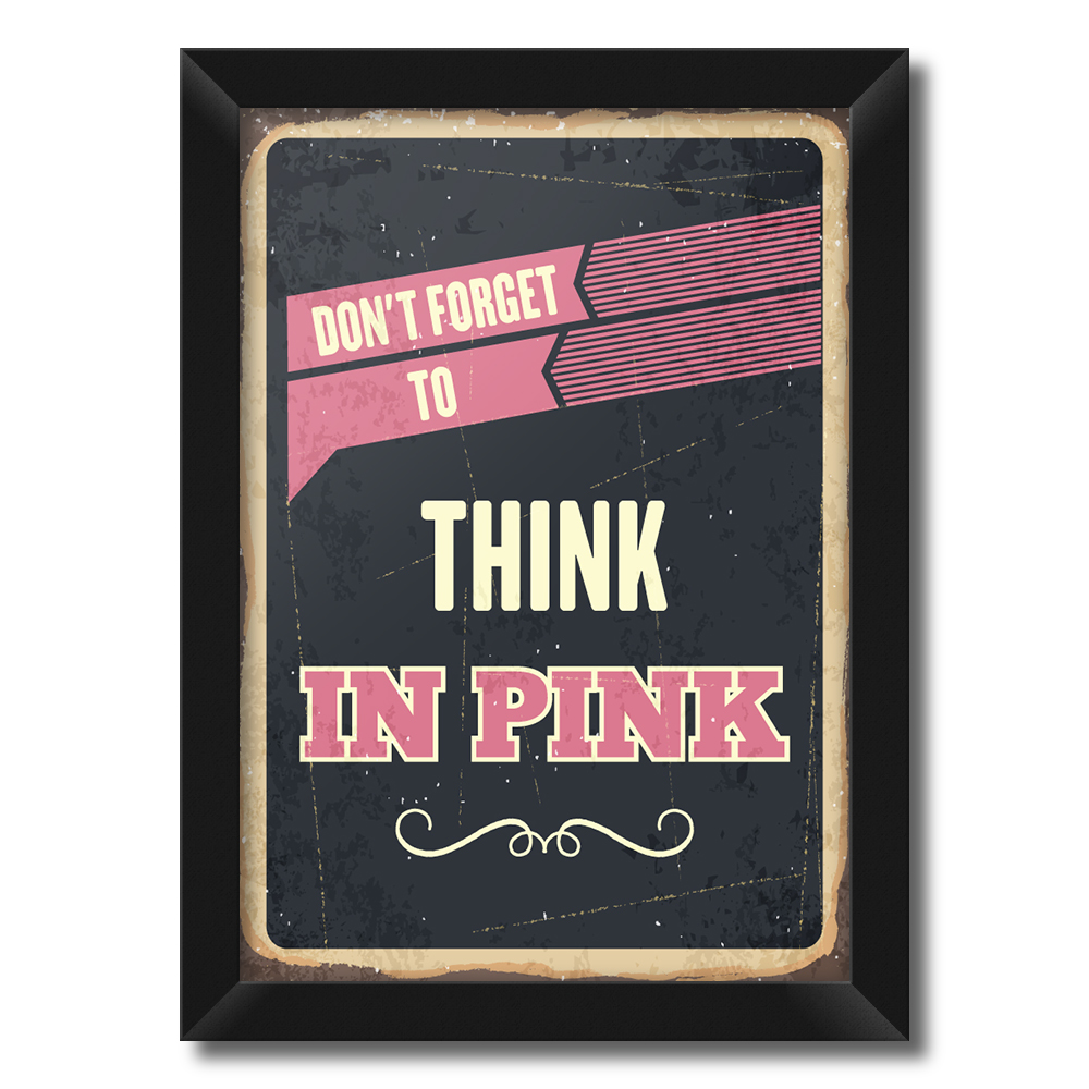 تابلو فنچ آرت طرح Don't Forget کد GPH282-F