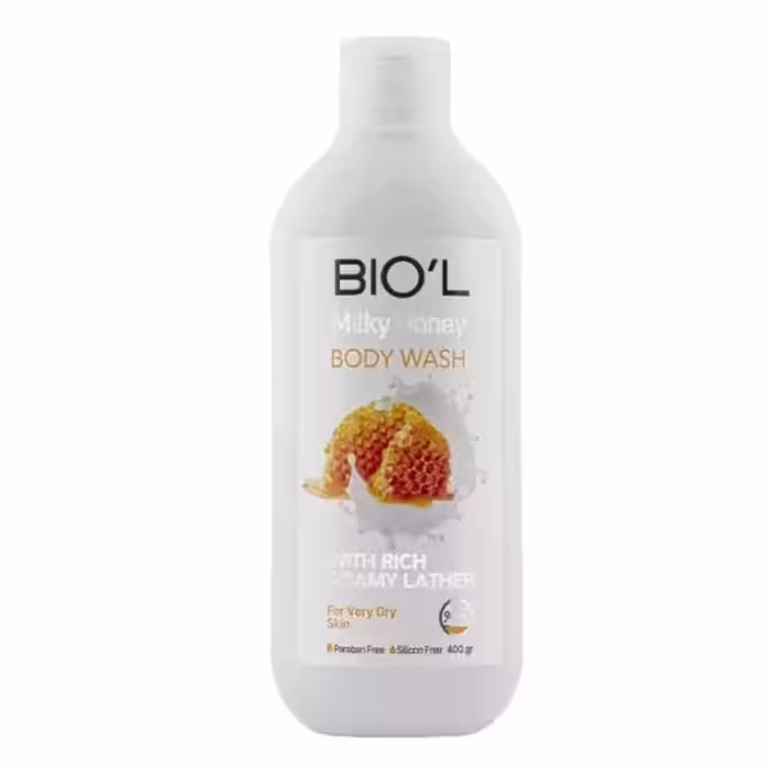 بیول شامپو بدن کرمی شیر عسل 400 میل Milky Honey Body Wash