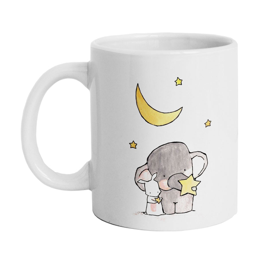 ماگ دارلی طرح فیل فانتزی مدل MG2507