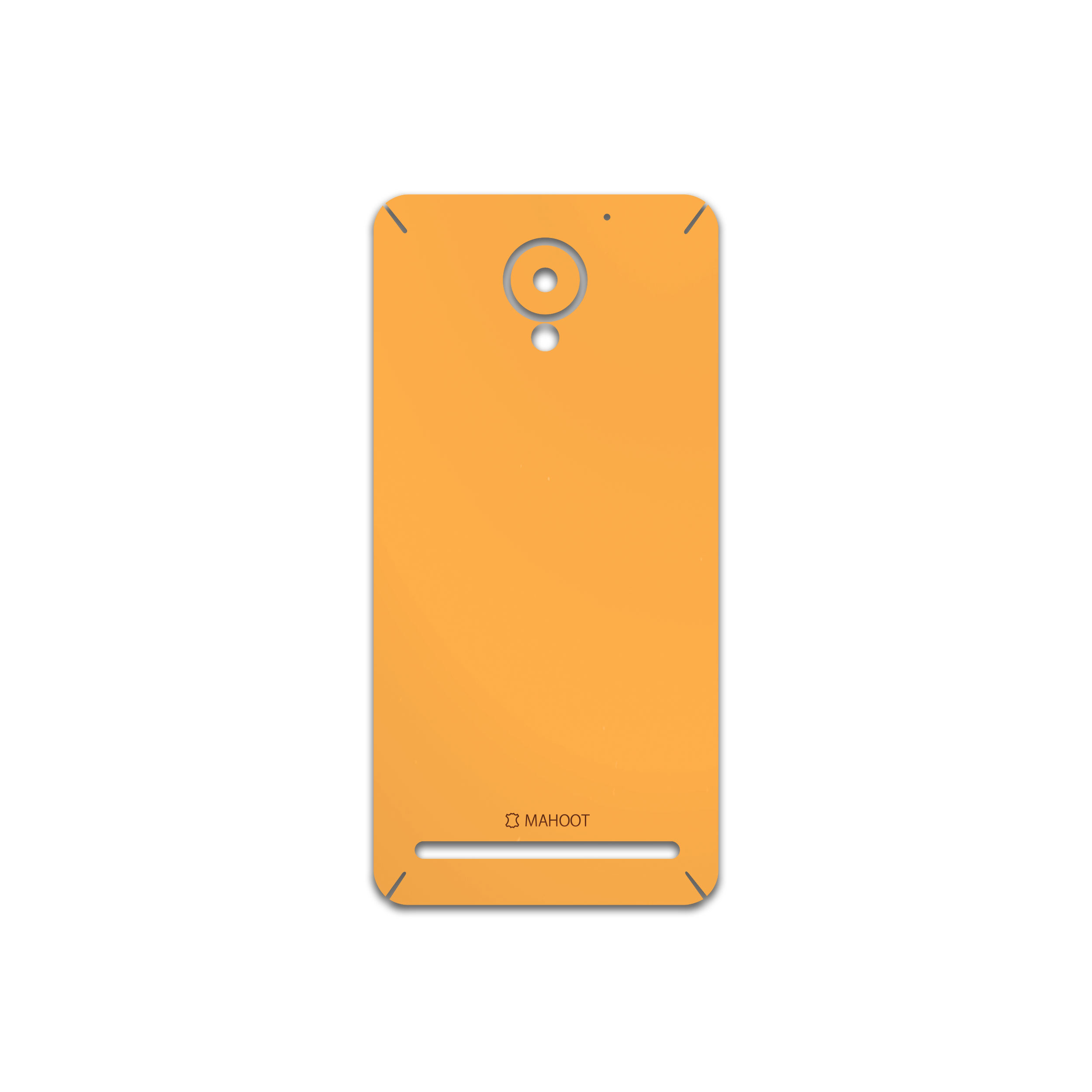 برچسب پوششی ماهوت مدل Matte-Orange مناسب برای گوشی موبایل لنوو Vibe C2