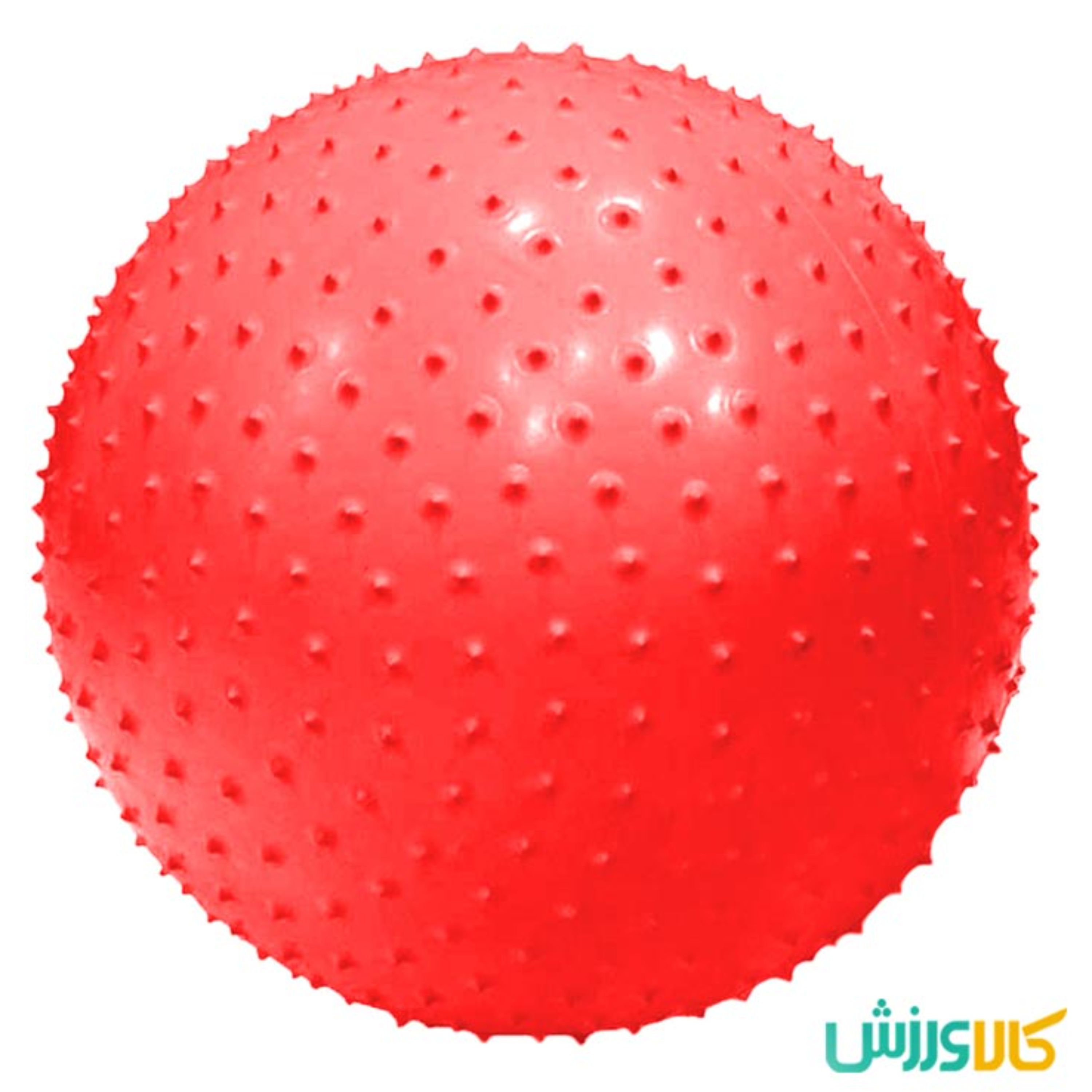 توپ پیلاتس خاردار قرمز سایز 20