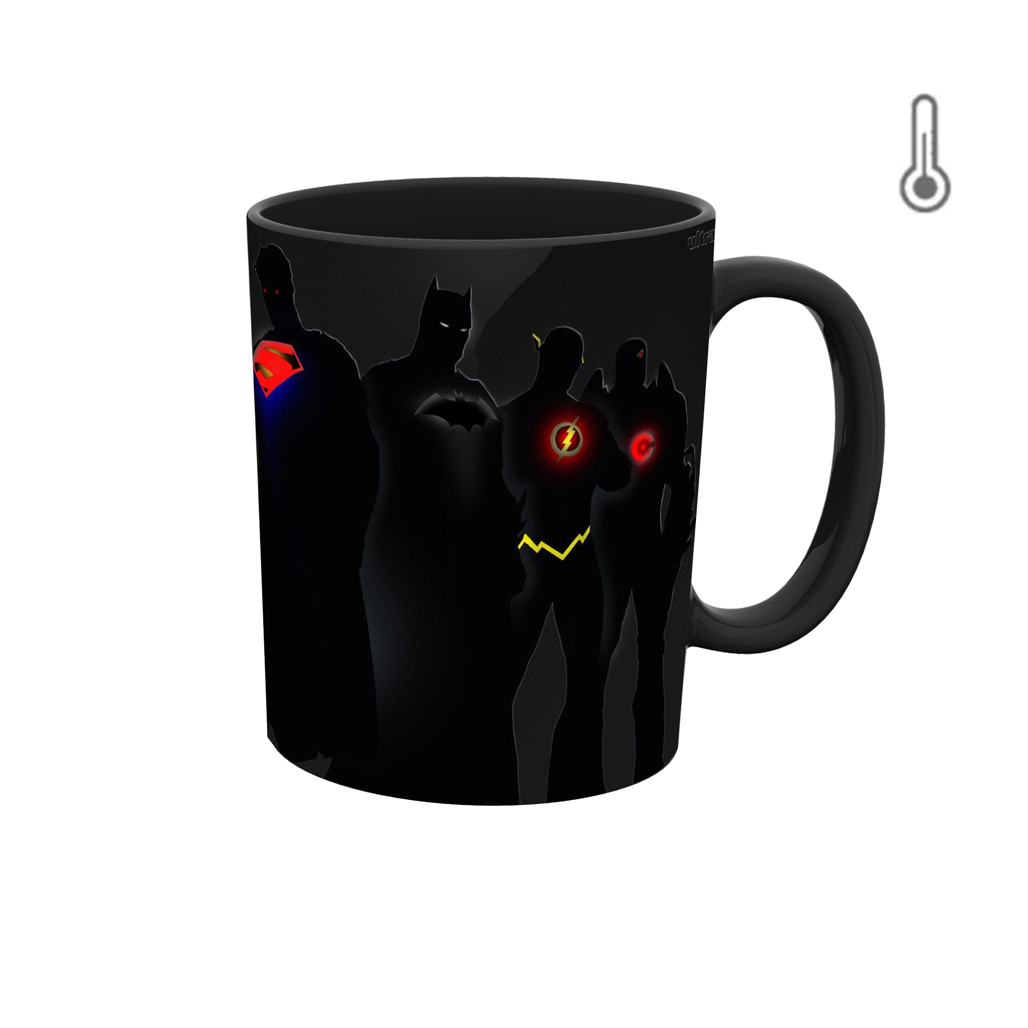 ماگ حرارتی طرح بتمن و سوپرمن کد 1