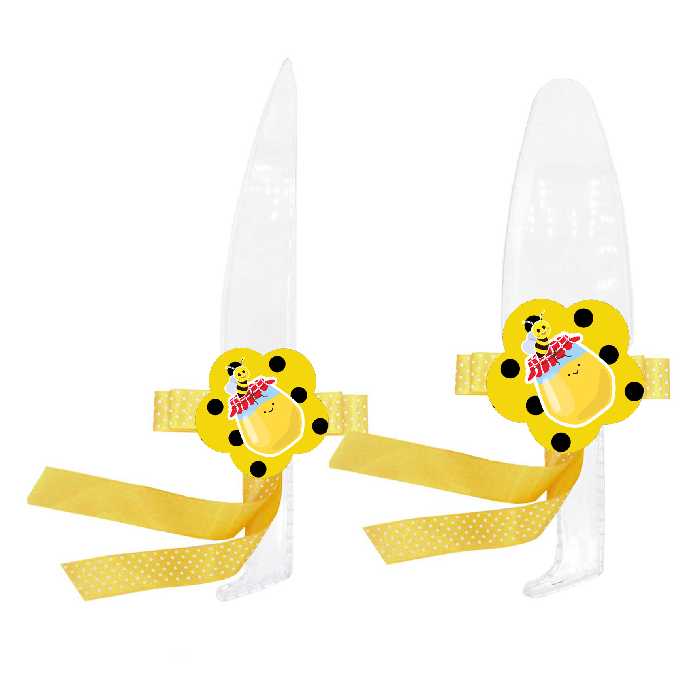 ست کارد و کفگیر سرو کیک مدل زنبور