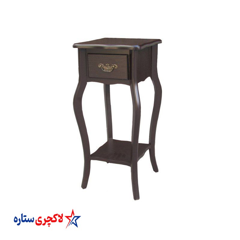 میز تلفن تک کشو خمره ای کد 13255
