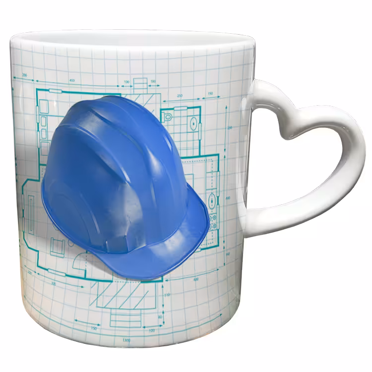 ماگ مدل دسته قلبی طرح مهندس کد 21