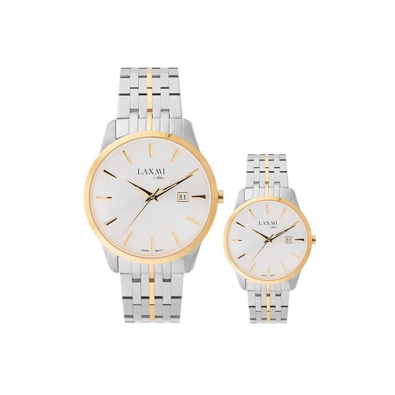 ساعت مچی ست زنانه و مردانه لاکسمی LAXMI مدل 4-8518
