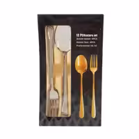 ست قاشق و چنگال 12 پارچه مدل ماینز ناخنی کد UN-3615