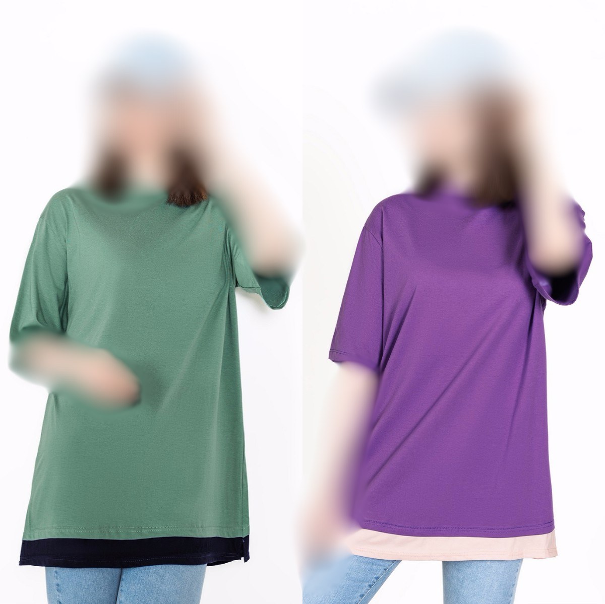 تیشرت نخ پنبه تیشرت لانگ تیشرت زنانه تیشرت دخترانه تیشرت آستین کوتاه تیشرت ساده 