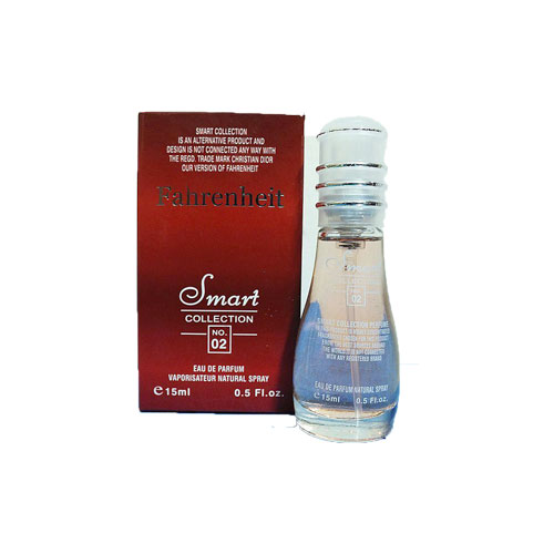عطر مردانه اسمارت کد 02 با رایحه فارنهایت (Smart Collection Fahrenheit) 15 میل