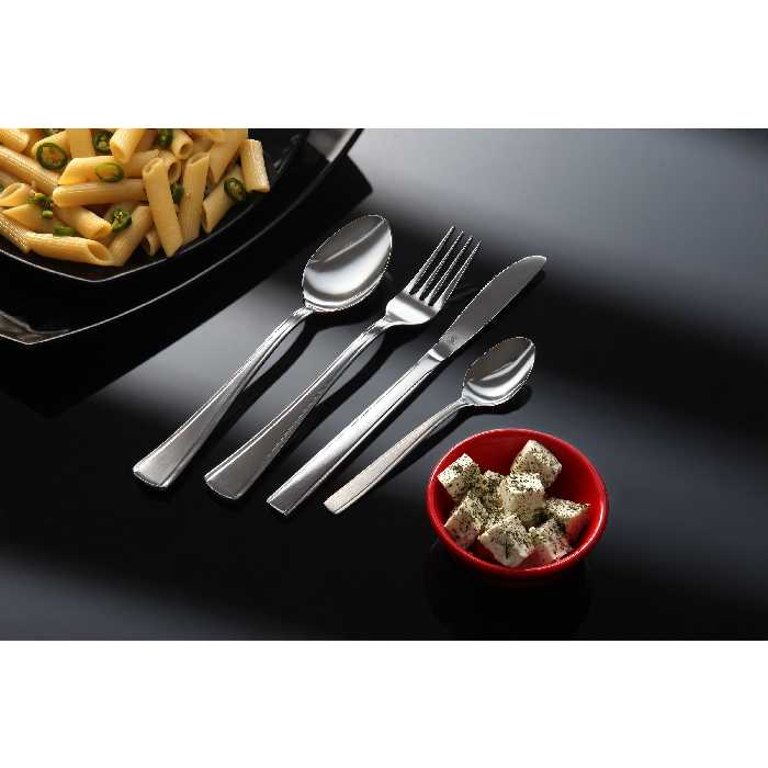سرویس قاشق و چنگال 12 پارچه صنایع استیل ایران مدل مونزا کد 101 
