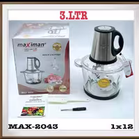 خردکن ماکسیمان ایتالیا (3لیتر کاسه شیشه موتور گیربکسی)