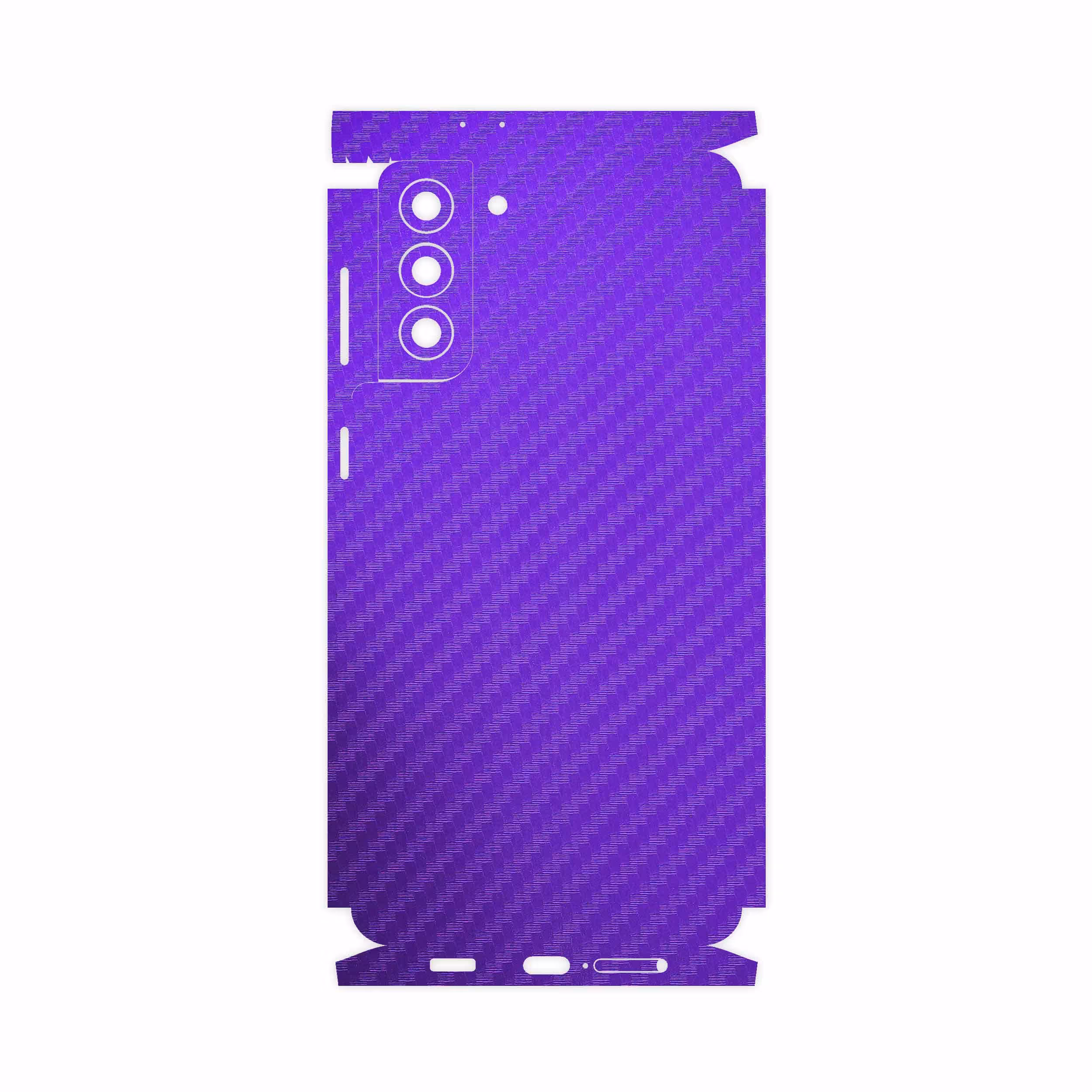 برچسب پوششی ماهوت مدل Purple-Fiber-FullSkin مناسب برای گوشی موبایل سامسونگ Galaxy S21 Plus 5G