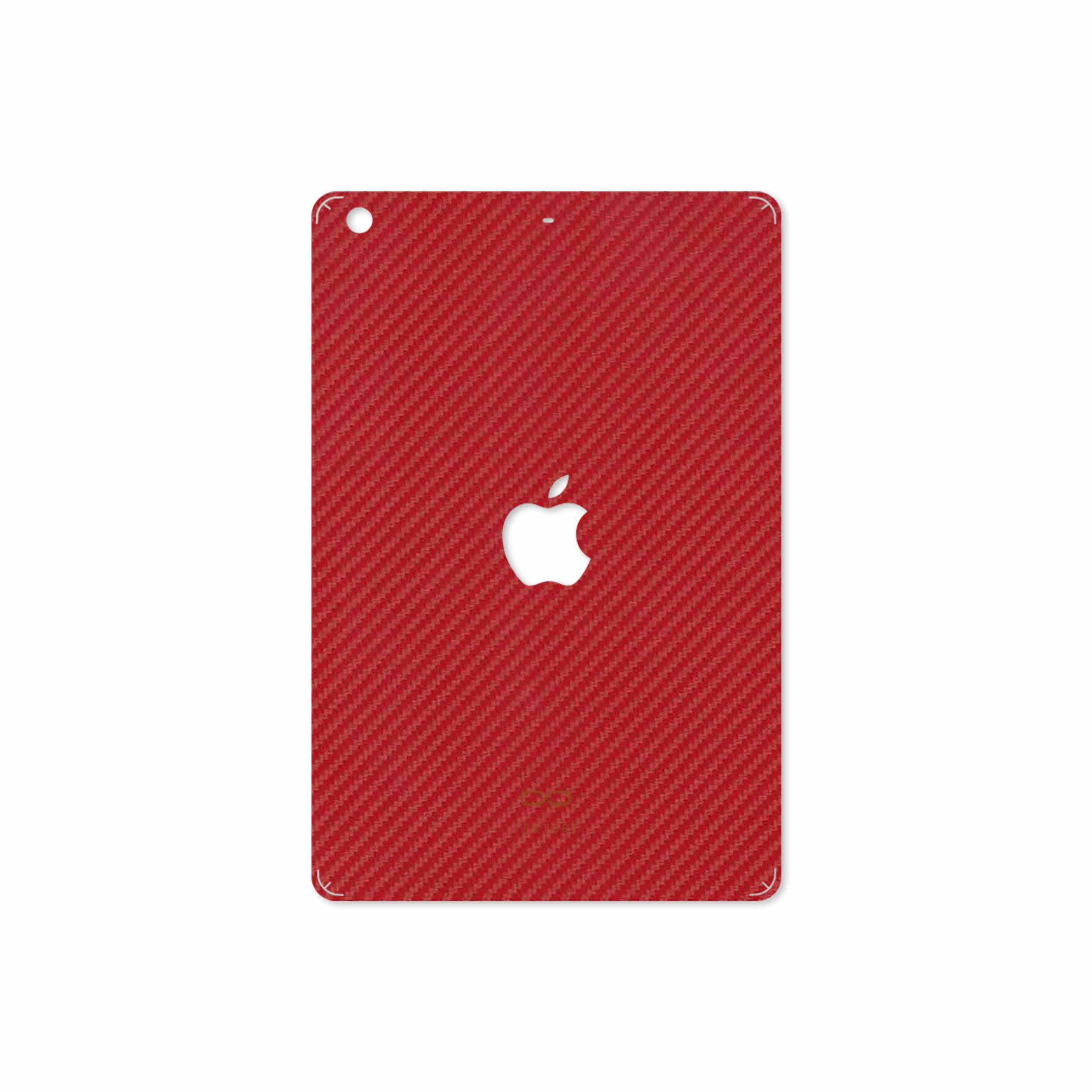 برچسب پوششی ماهوت مدل Red-Fiber مناسب برای تبلت اپل iPad mini 2 2013 A1489