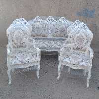 مبل استیل 9 نفره مرسانا.چوب راش .(پس کرایه و هزینه ارسال در مقصد )