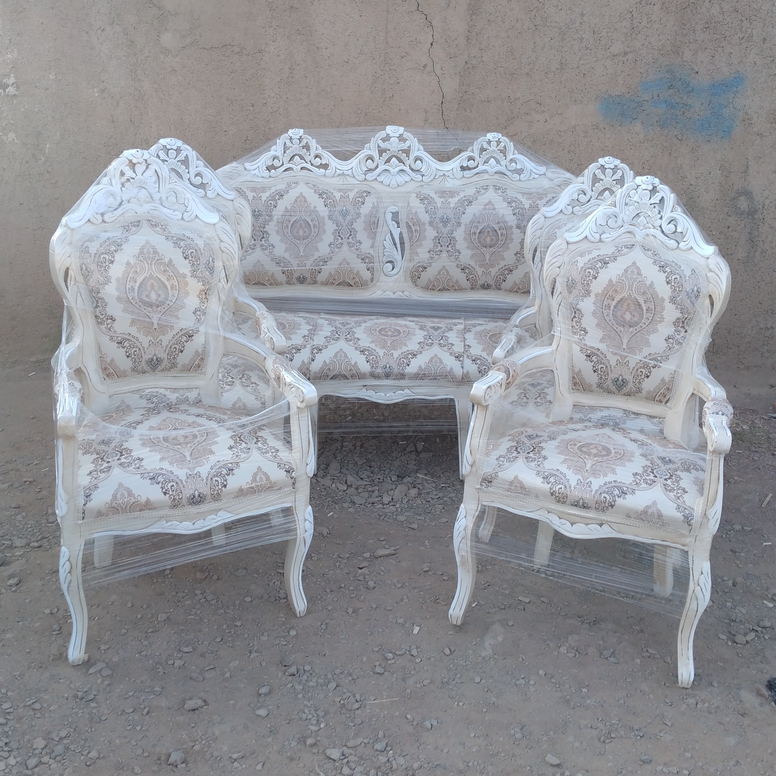 مبل استیل 9 نفره مرسانا.چوب راش .(پس کرایه و هزینه ارسال در مقصد )