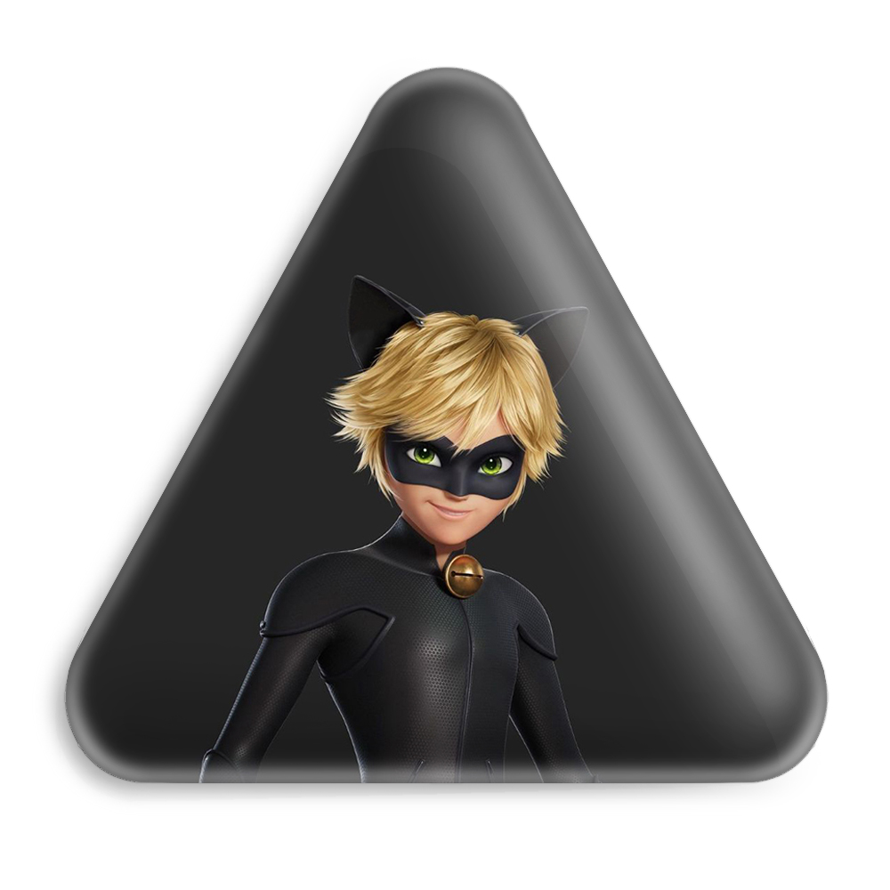 پیکسل خندالو طرح پسر گربه ای مدل مثلثی کد 3511