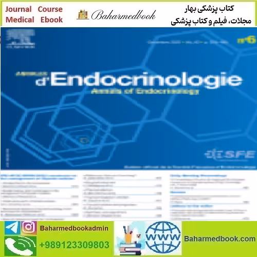 Annales d’Endocrinologie Volume 82 Issue 1 to 6 2021 TR