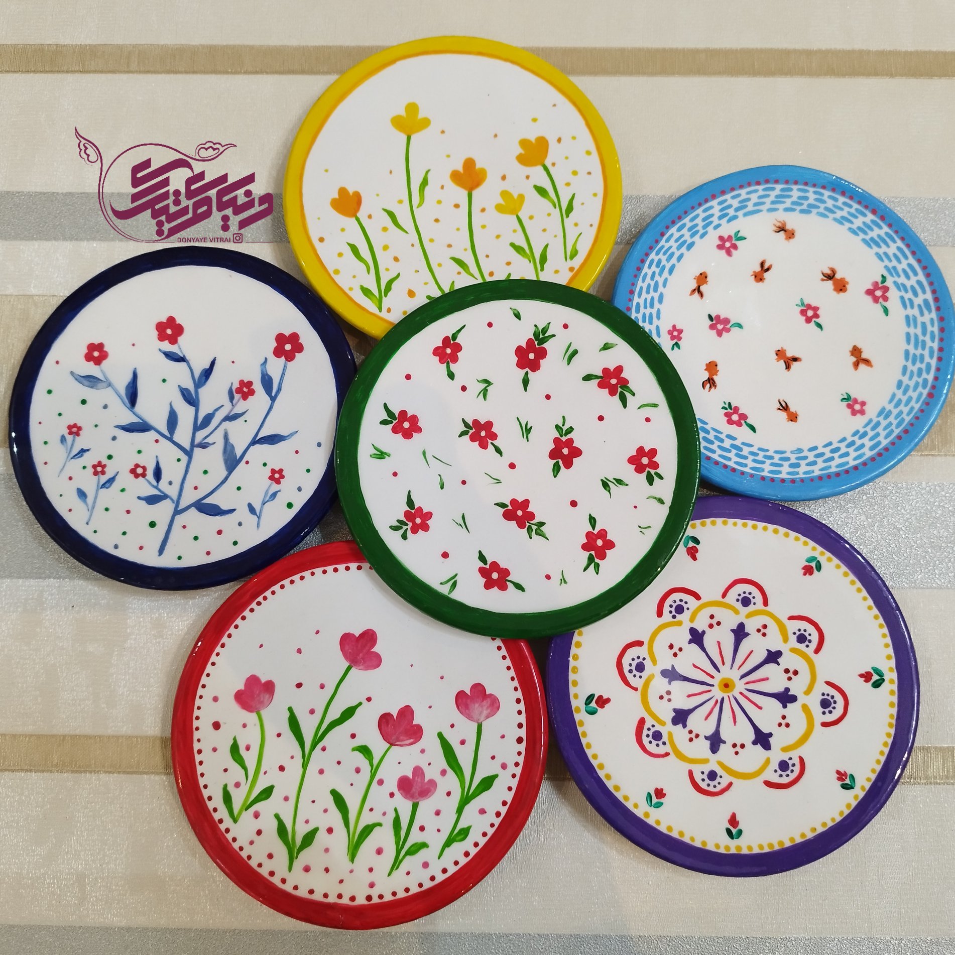 بشقاب سفالی، استفاده بعنوان ظرف پذیرایی آجیل و خشکبار و شیرینی، شب یلدا، هفتسین