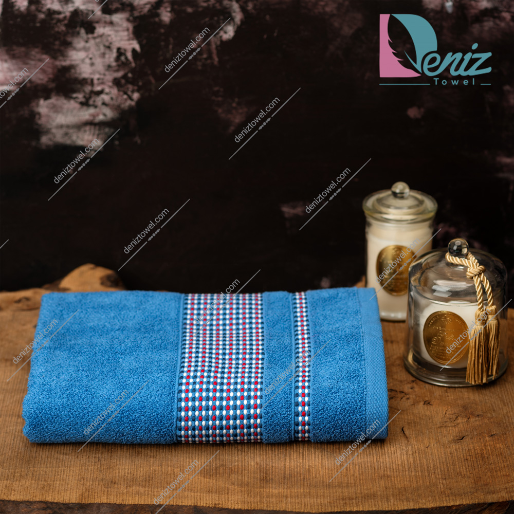 حوله استخری طرح حاشیه ژاکارد آبی