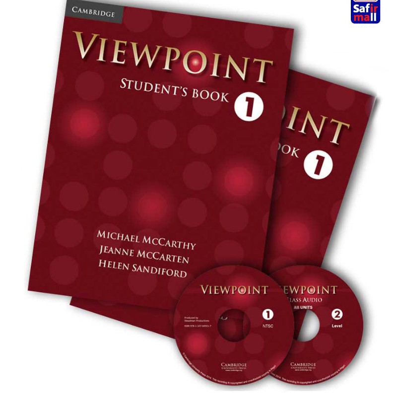 کتاب آموزش زبان ویو پوینت Viewpoint 1 (کتاب کار و کتاب دانش آموز و سی دی)
