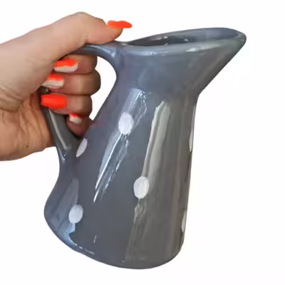 گلدان دکوری مدل هوم خال دار