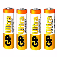باتری قلمی جی پی مدل Ultra Alkaline بسته 4 عددی