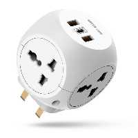 آداپتور مسافرتی گرین لاین مدل Multi Port Travel Adapter GNMPTLAD4WWH توان 3250 وات