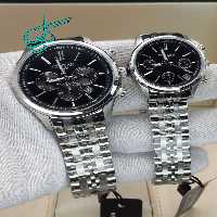 خرید ست ساعت زنانه و مردانه ستیزن سه موتوره فعال موتور ژاپن کیفیت عالی جنس استیل رنگ ثابت کد 2115528 - ردگل