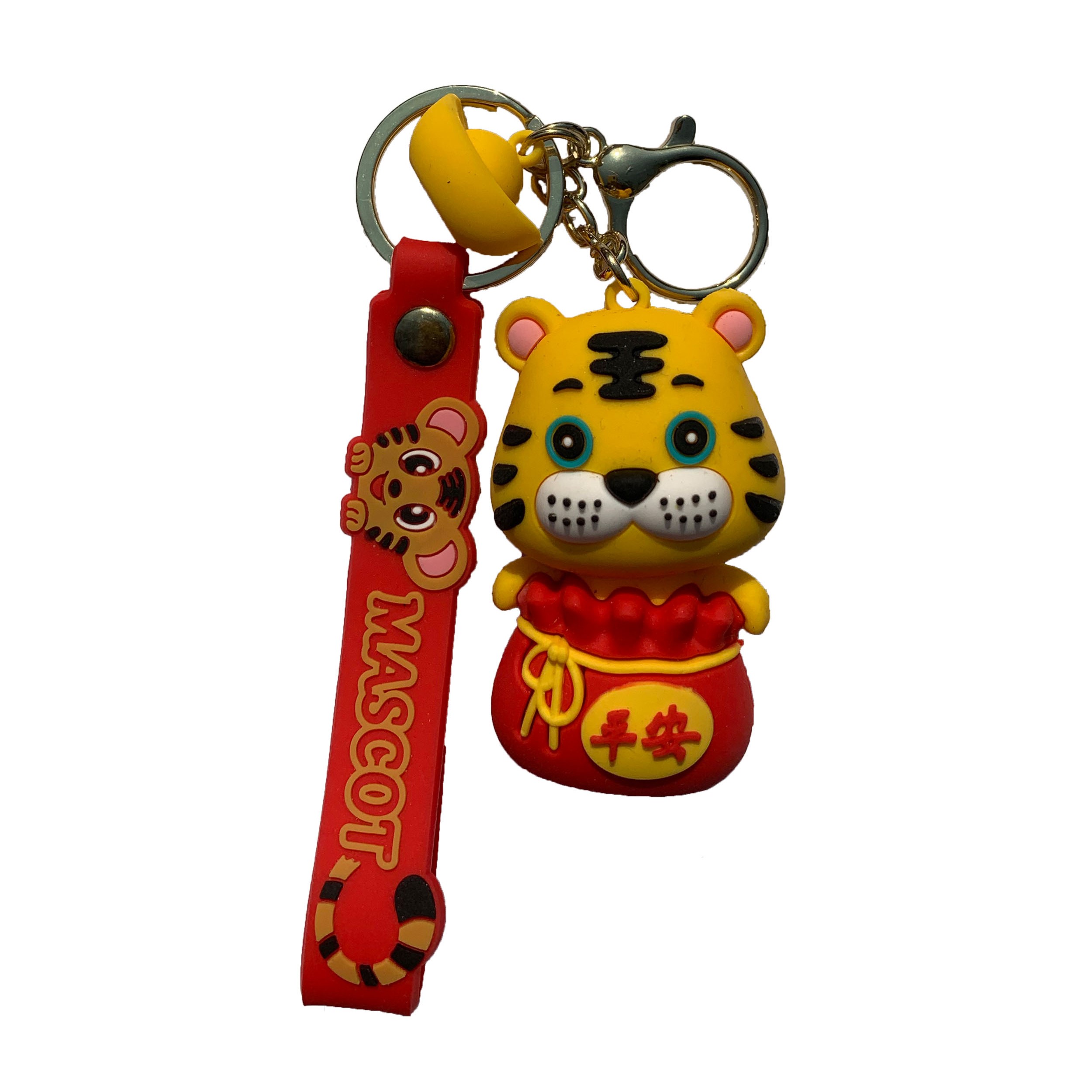 جاکلیدی مدل سیلیکونی طرح ببر کوچولو