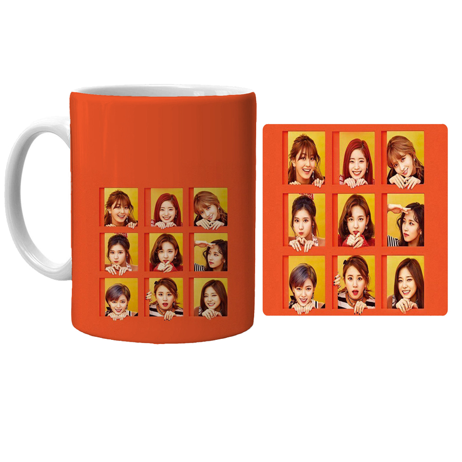 ماگ مدل توایس کد xc5 همراه با زیرلیوانی