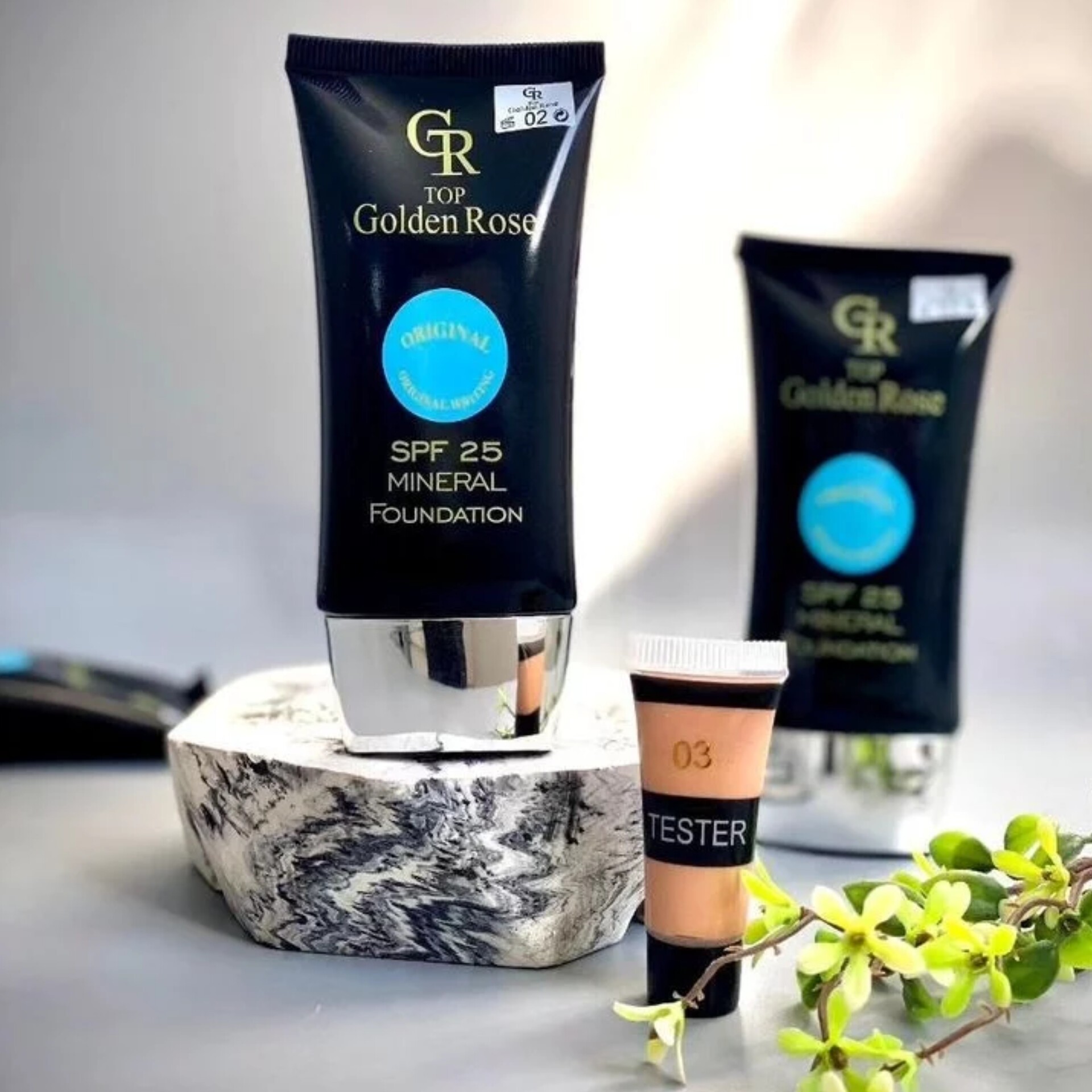 کرم پودر تیوپی گلدن رز اصلی و تضمینی