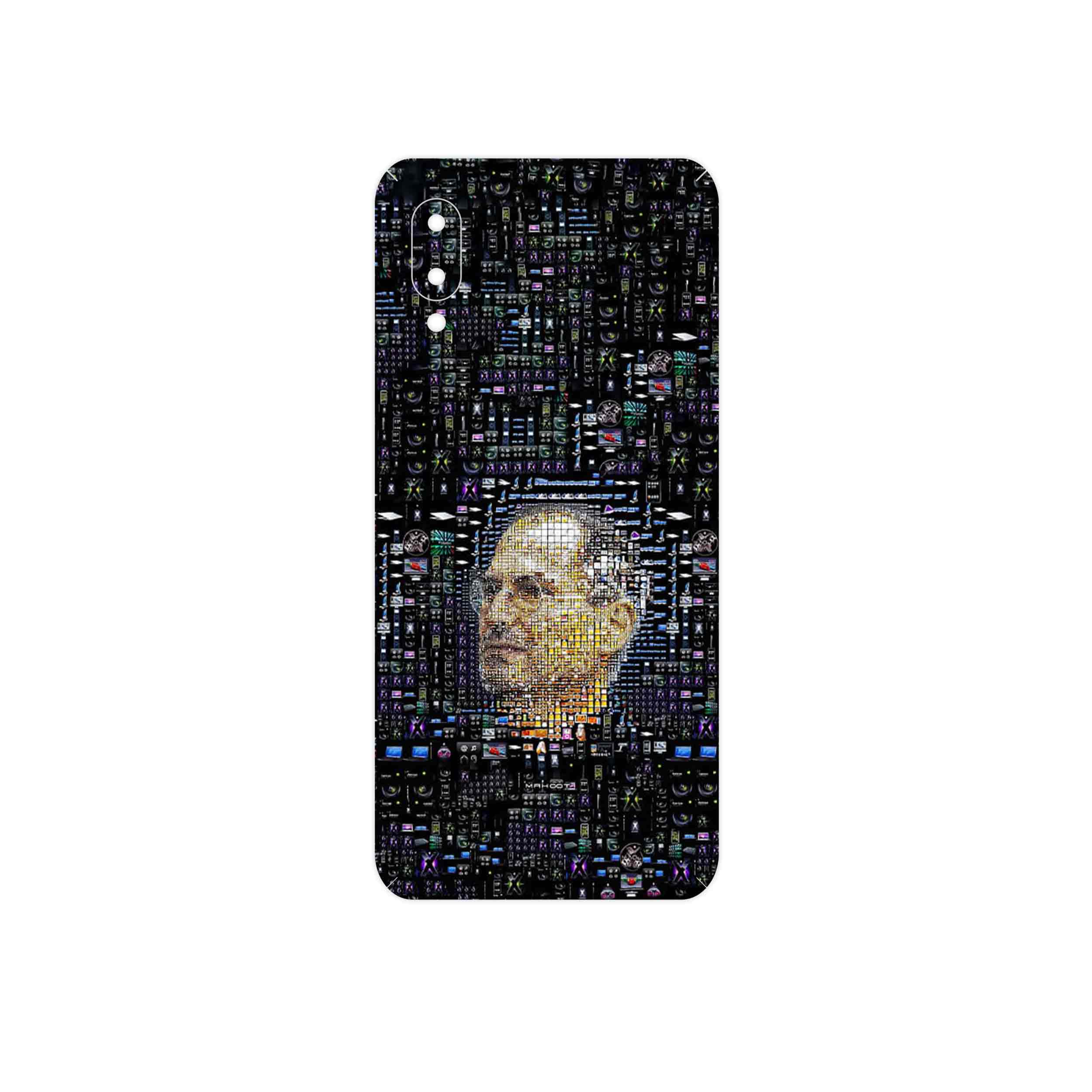 برچسب پوششی ماهوت مدل 2 Collage of Steve Jobs مناسب برای گوشی موبایل سامسونگ Galaxy M02