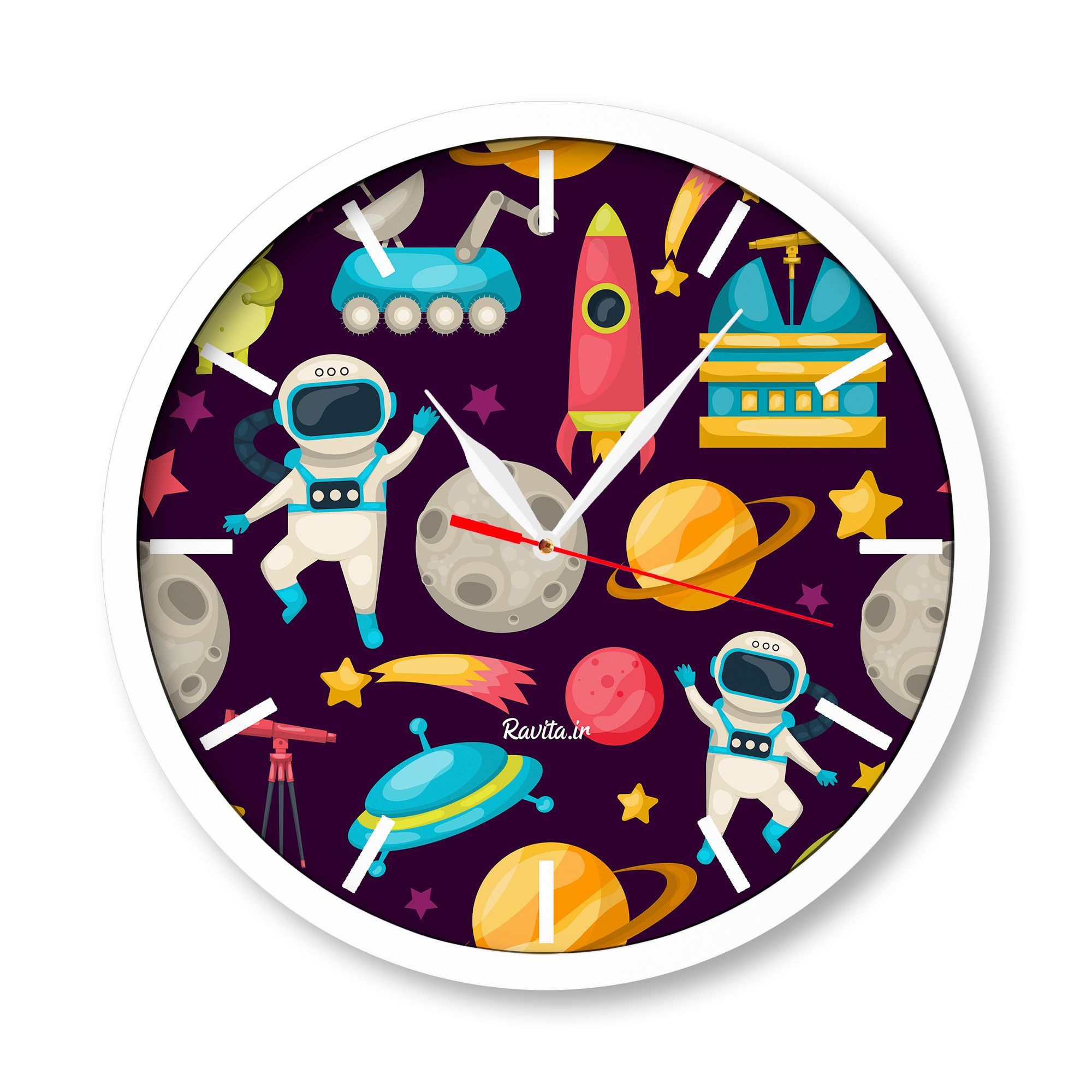 ساعت‌های دیواری راویتا طرح کهکشان 2146