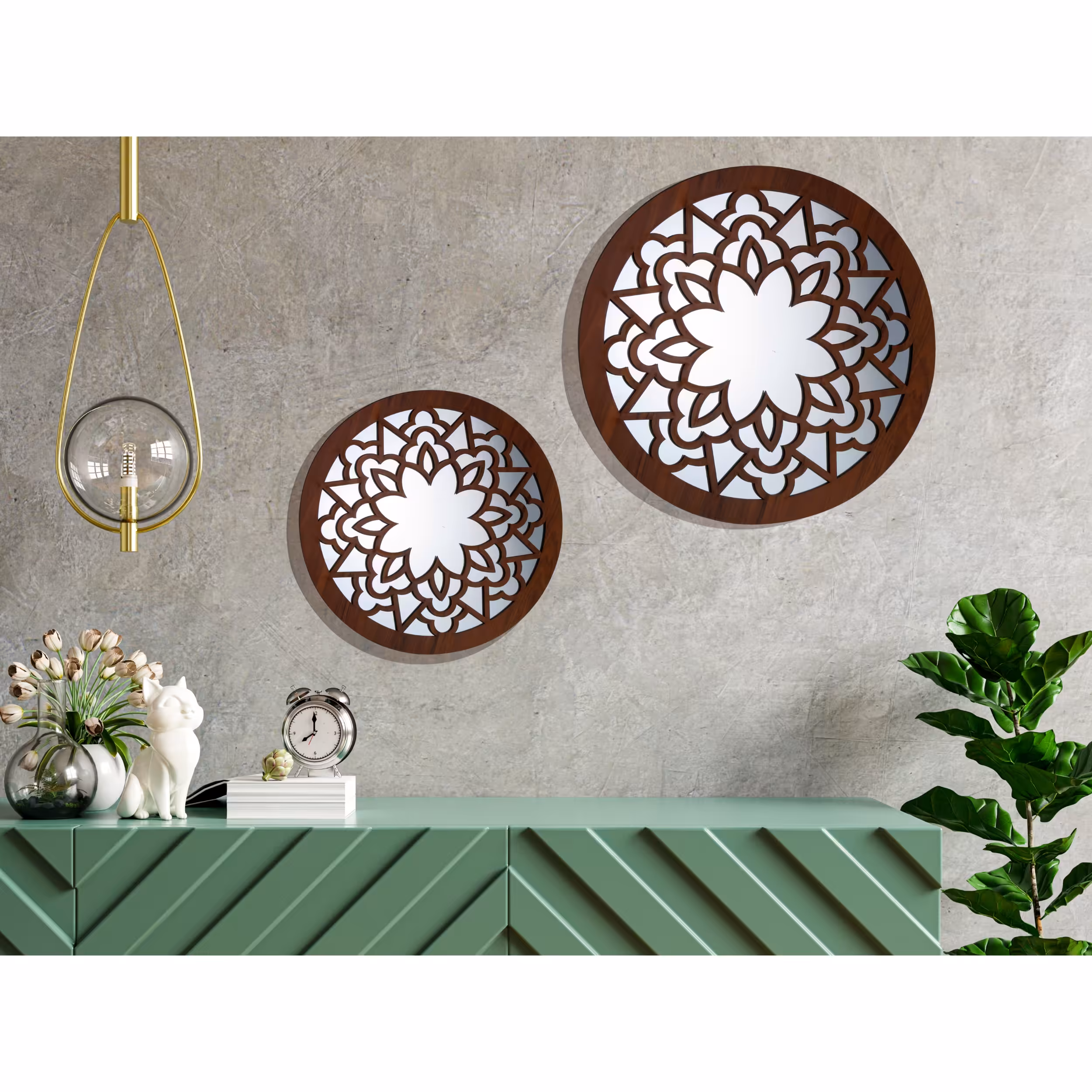 آینه مدل WDR-111 مجموعه 2 عددی