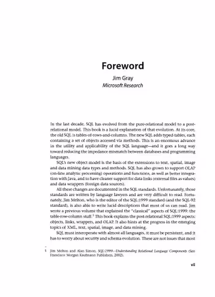 خرید و دانلود نسخه کامل کتاب Advanced SQL: 1999 - Understanding Object-Relational and Other Advanced Features (The Morgan Kaufmann Series in Data Management Systems)