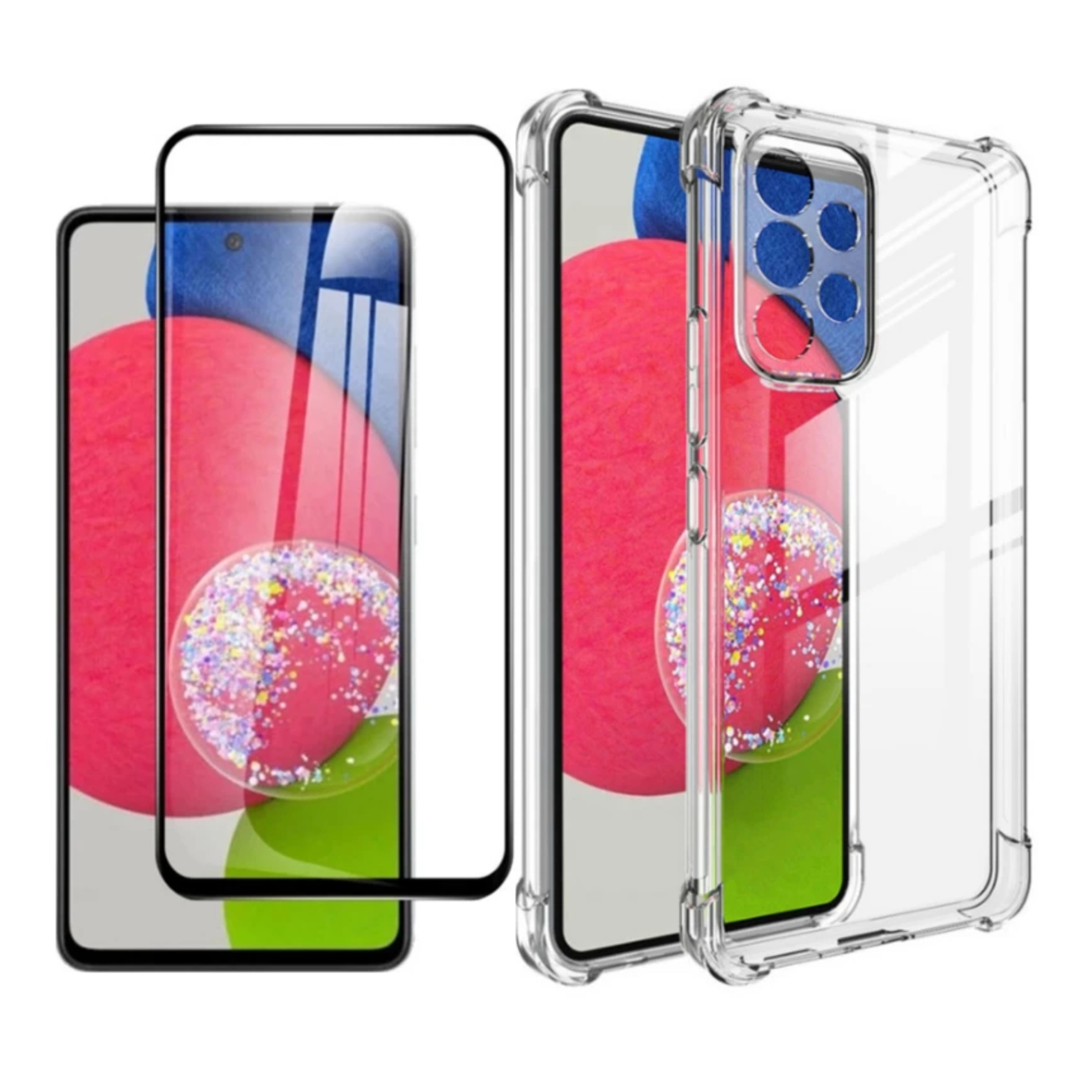 کاور آسمان مدل 013 مناسب برای گوشی موبایل سامسونگ galaxy A52 به همراه محافظ صفحه نمایش