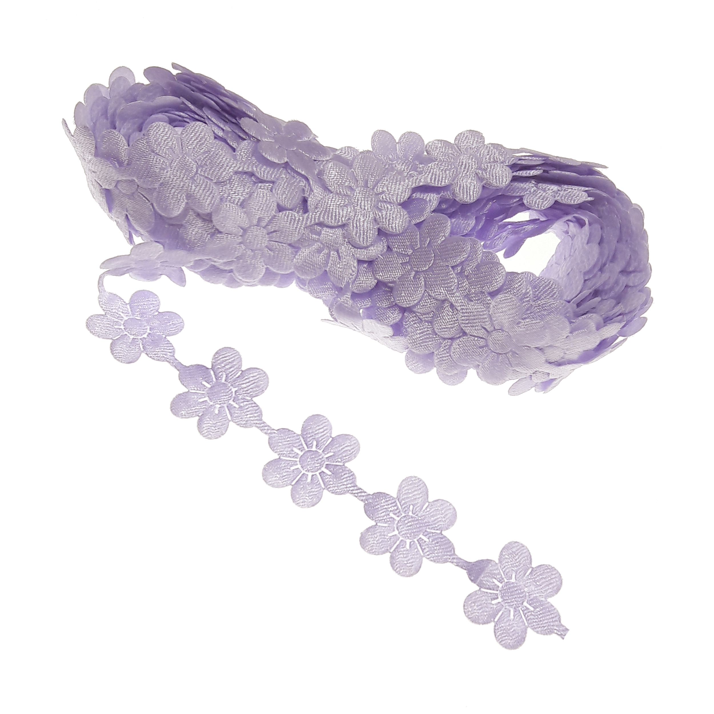 نوار یراق گل ساتن مدل Y4818 طول 2.7 متر بسته 2 عددی