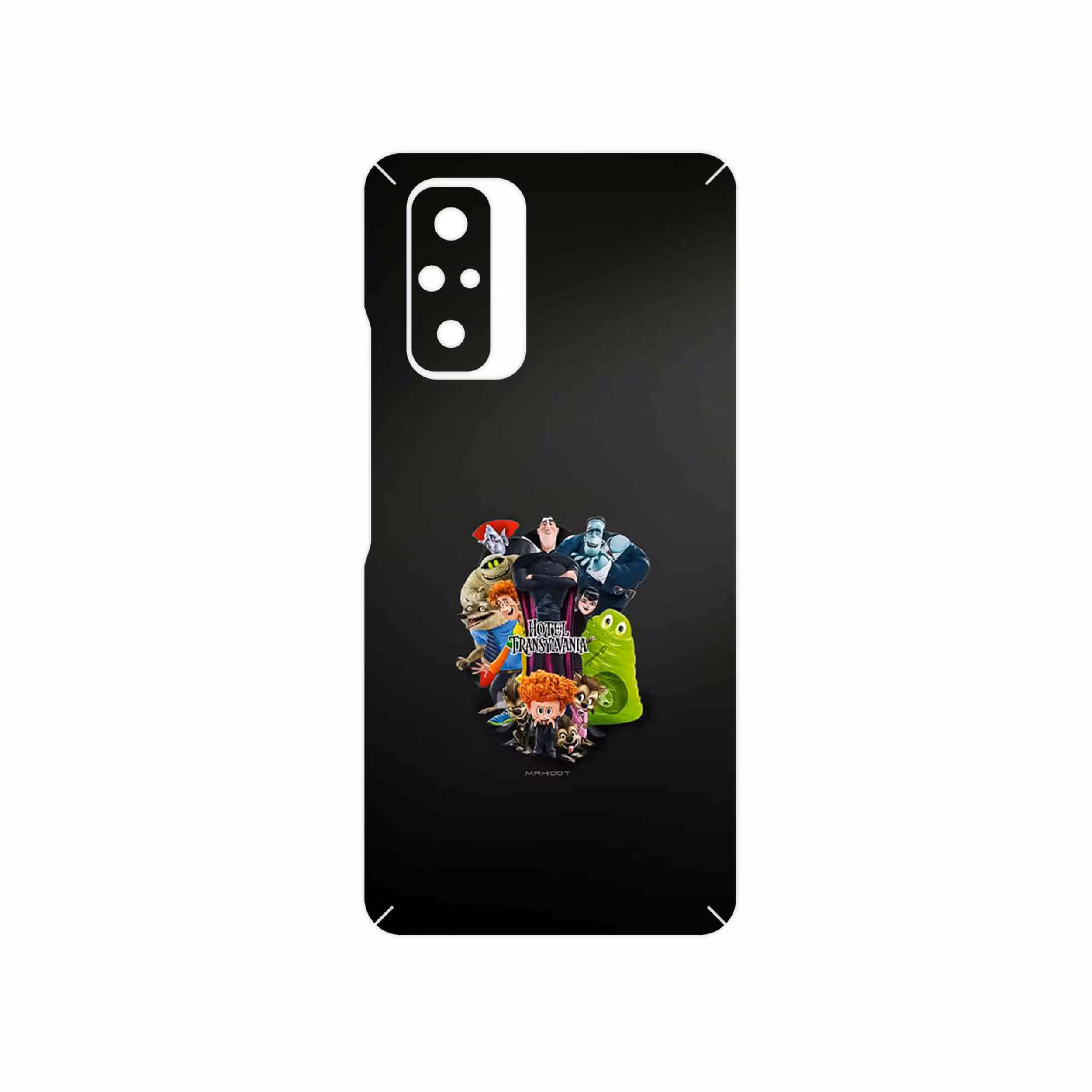 برچسب پوششی ماهوت مدل Hotel Transylvania مناسب برای گوشی موبایل شیائومی Redmi Note 10 Pro