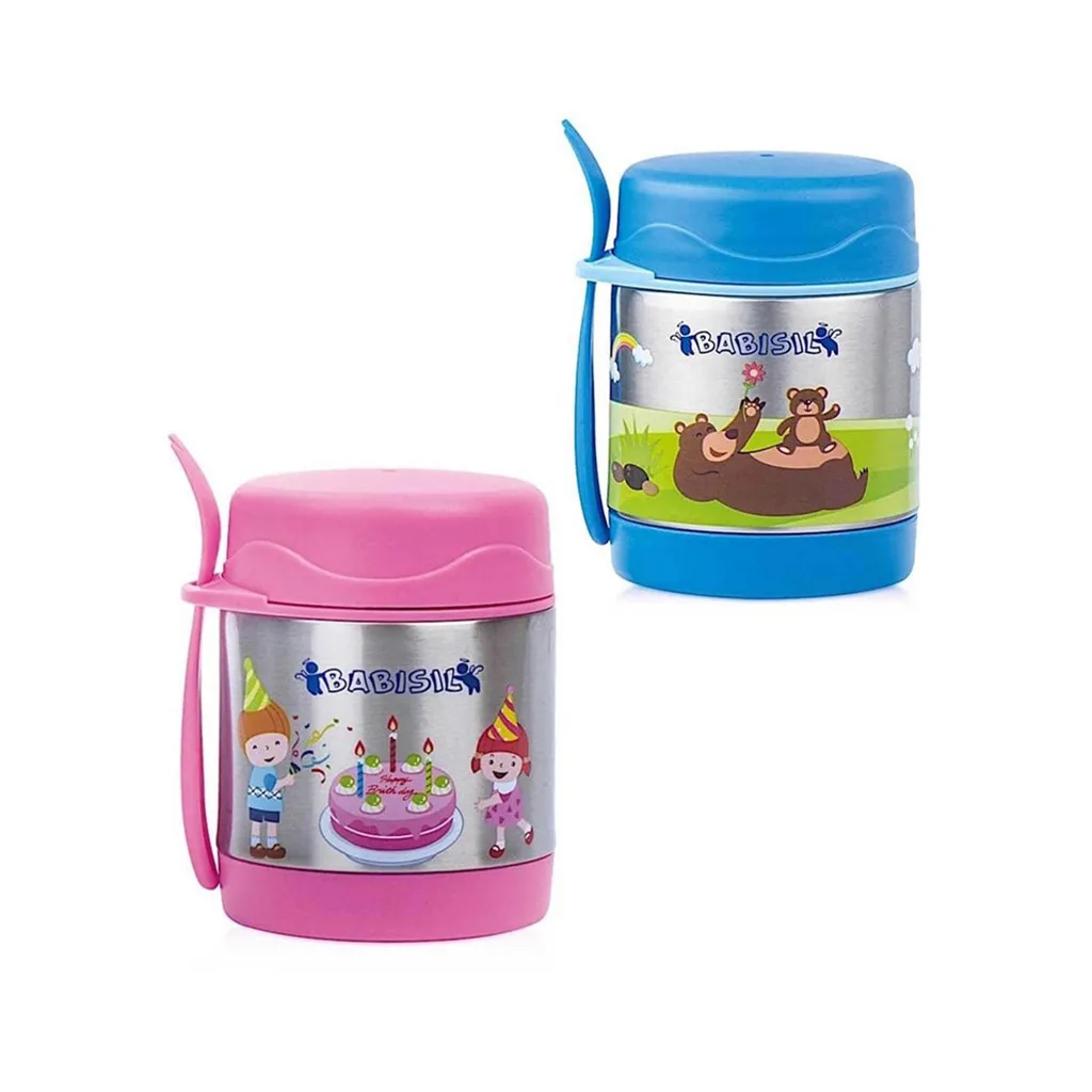 فلاسک غذا کودک 300میل استیل بی بی سیل Babisil