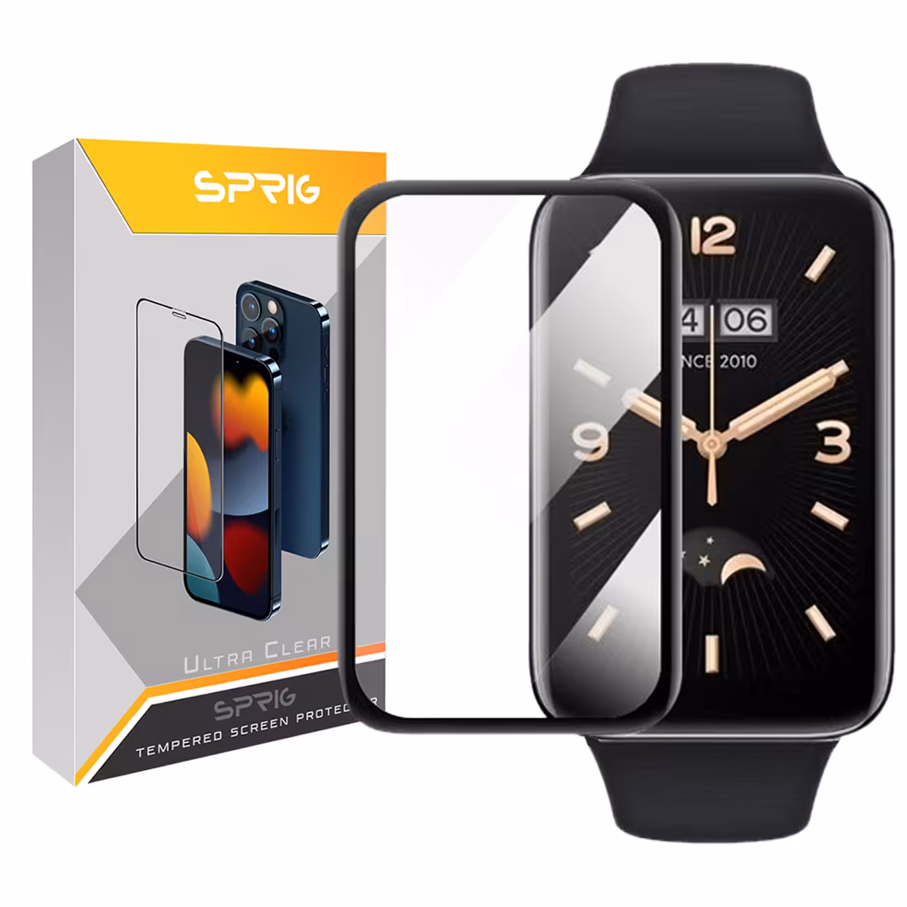 محافظ صفحه نمایش نانو اسپریگ مدل SPG مناسب برای ساعت هوشمند شیایومی Mi Band 7 Pro