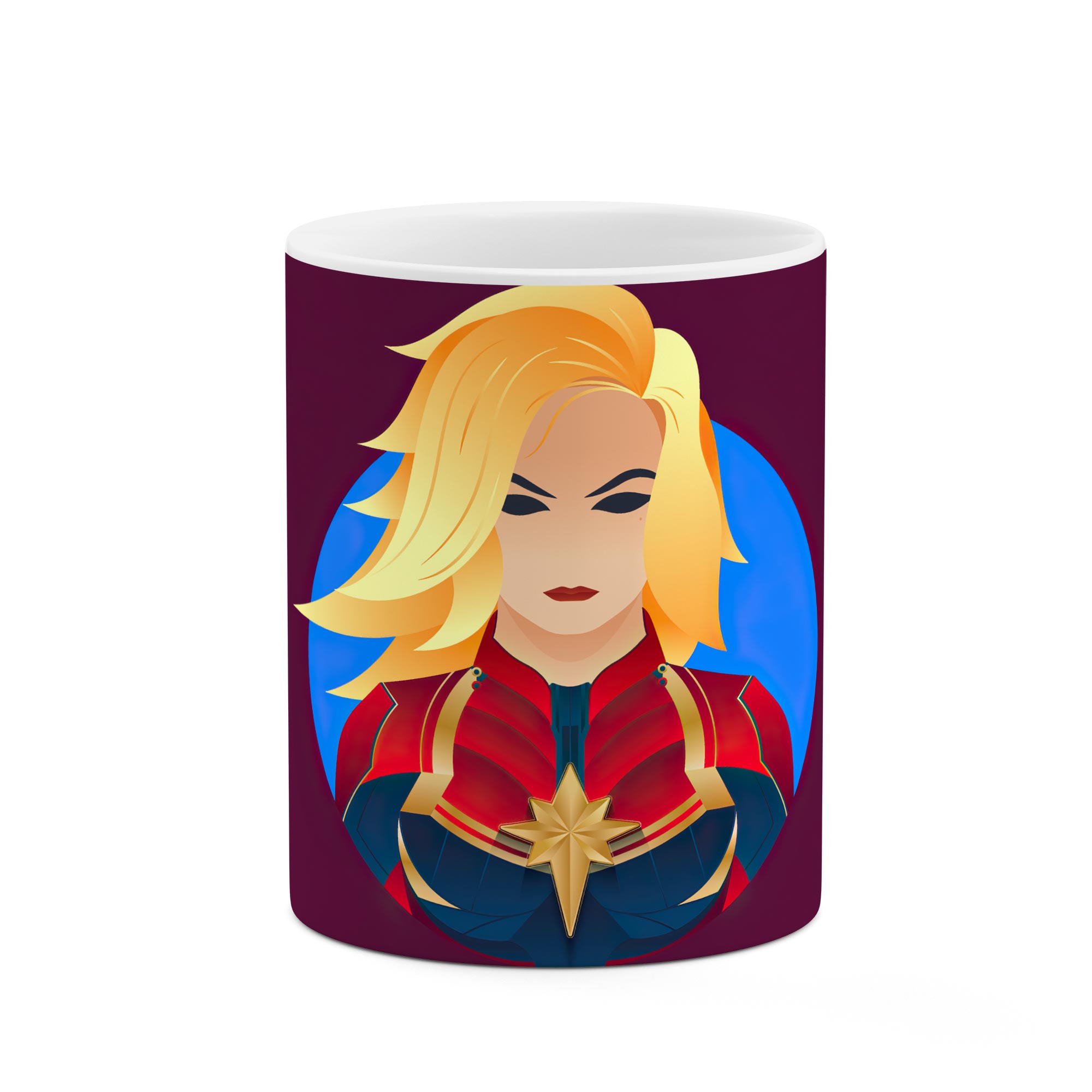 ماگ طرح کاپیتان مارول مدل mgp01042