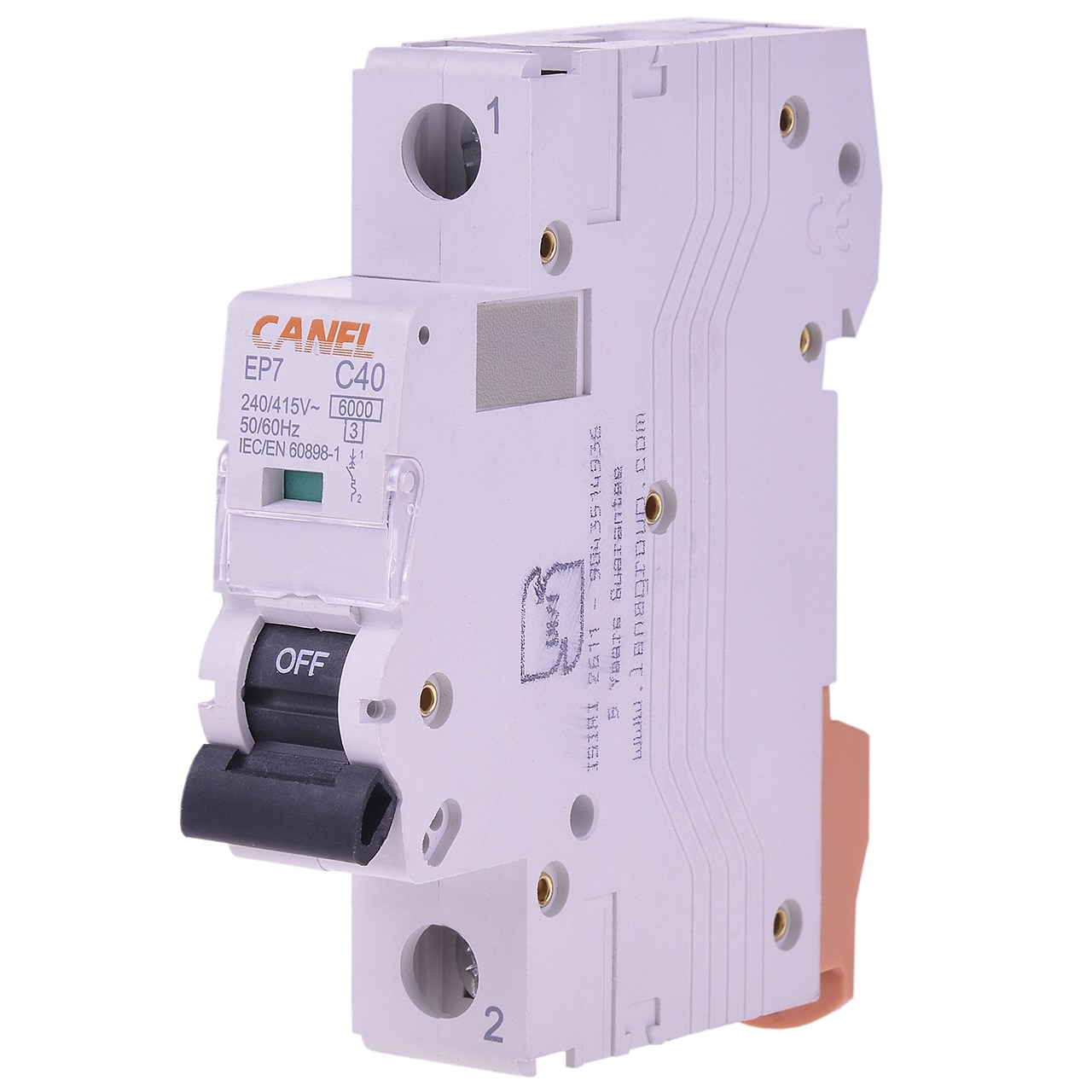 فیوز مینیاتوری تک فاز 40 آمپر کانل سری EP7 مدل C40