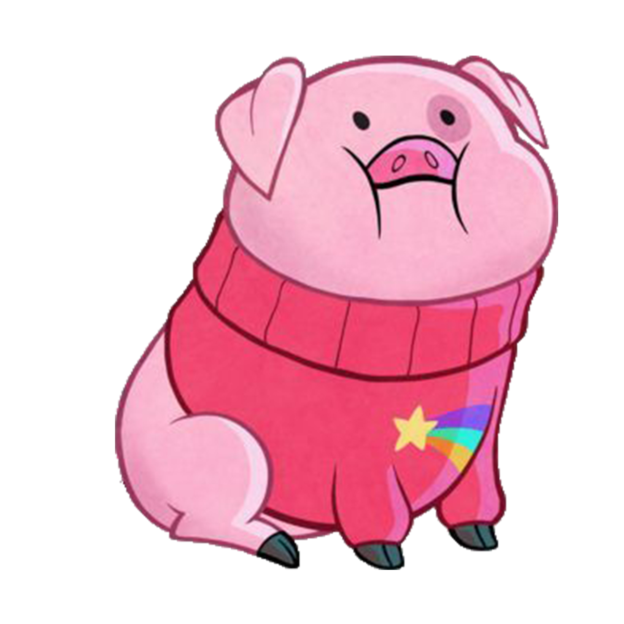 استیکر تزئینی موبایل طرح خوک کد 1546