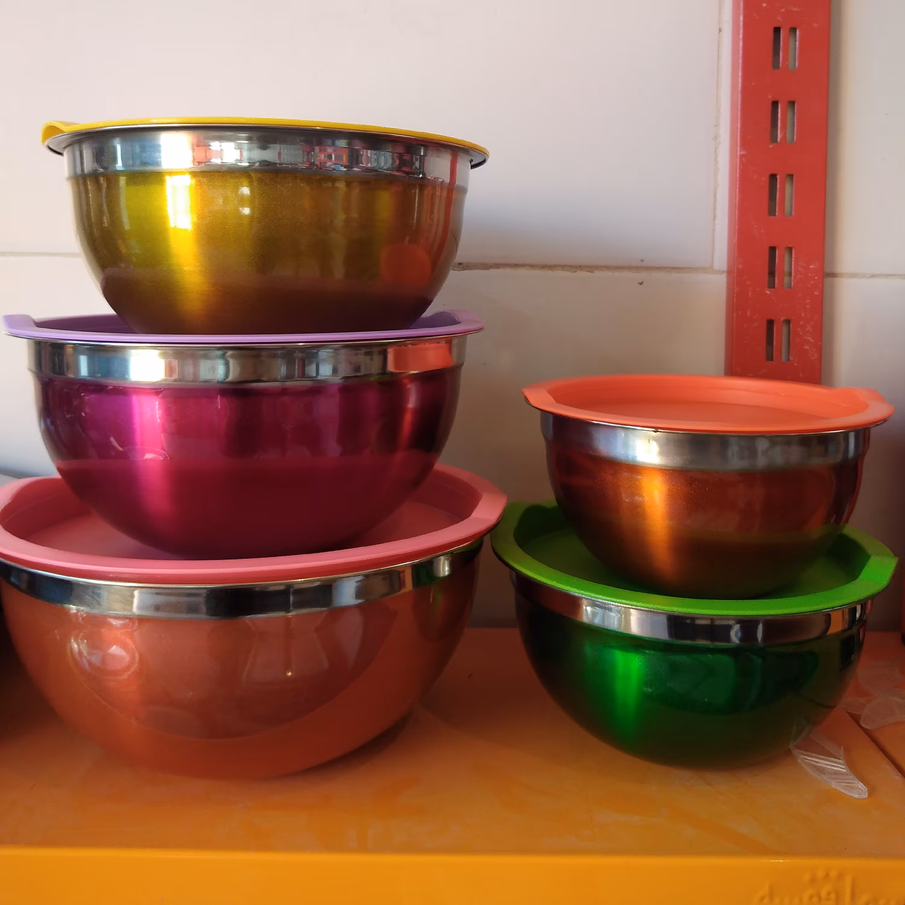 کاسه استیل 5 تیکه 